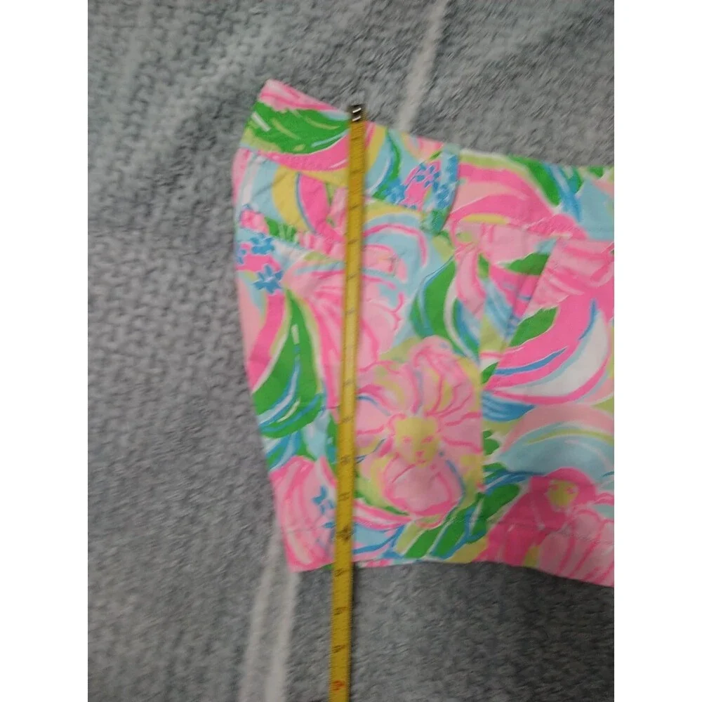 Lilly Pulitzer The Callahan Shorts Multicolor Size 0 Boho Beachy Summer Feminine